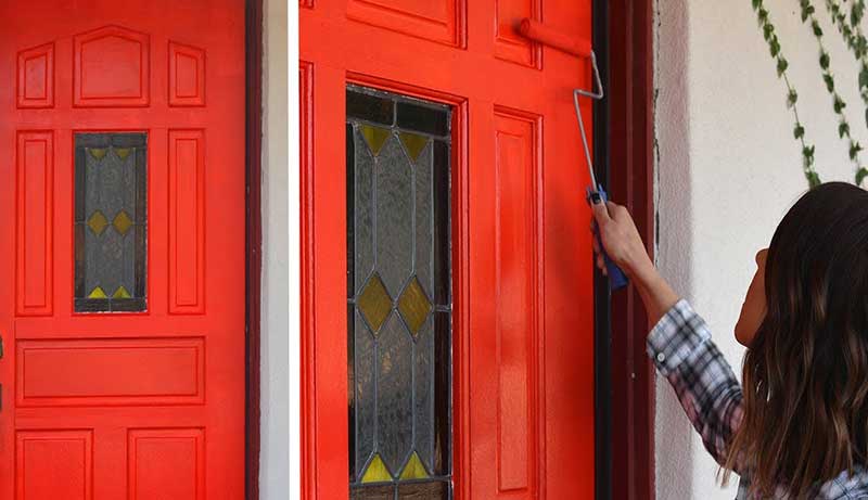 How to Paint a Mobile Home Exterior Door