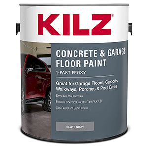 KILZ 1-Part Epoxy Acrylic Concrete and Garage Floor Paint